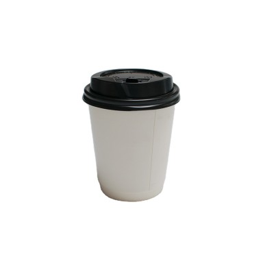 8oz Hot Paper Cup Double Wall White Coffee Paper Cups