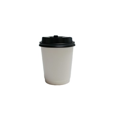 8oz Factory Directly Sale Double Wall Paper Cup White Paper Cups